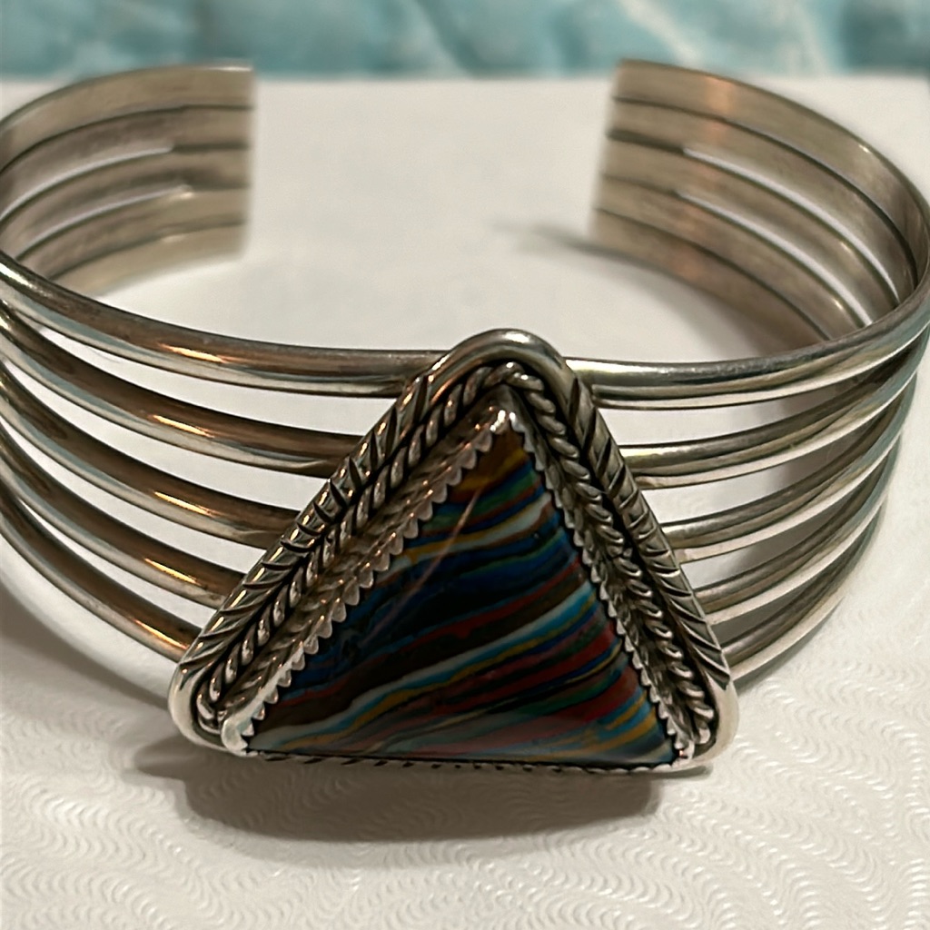 Vintage Style Sterling Silver Bracelet